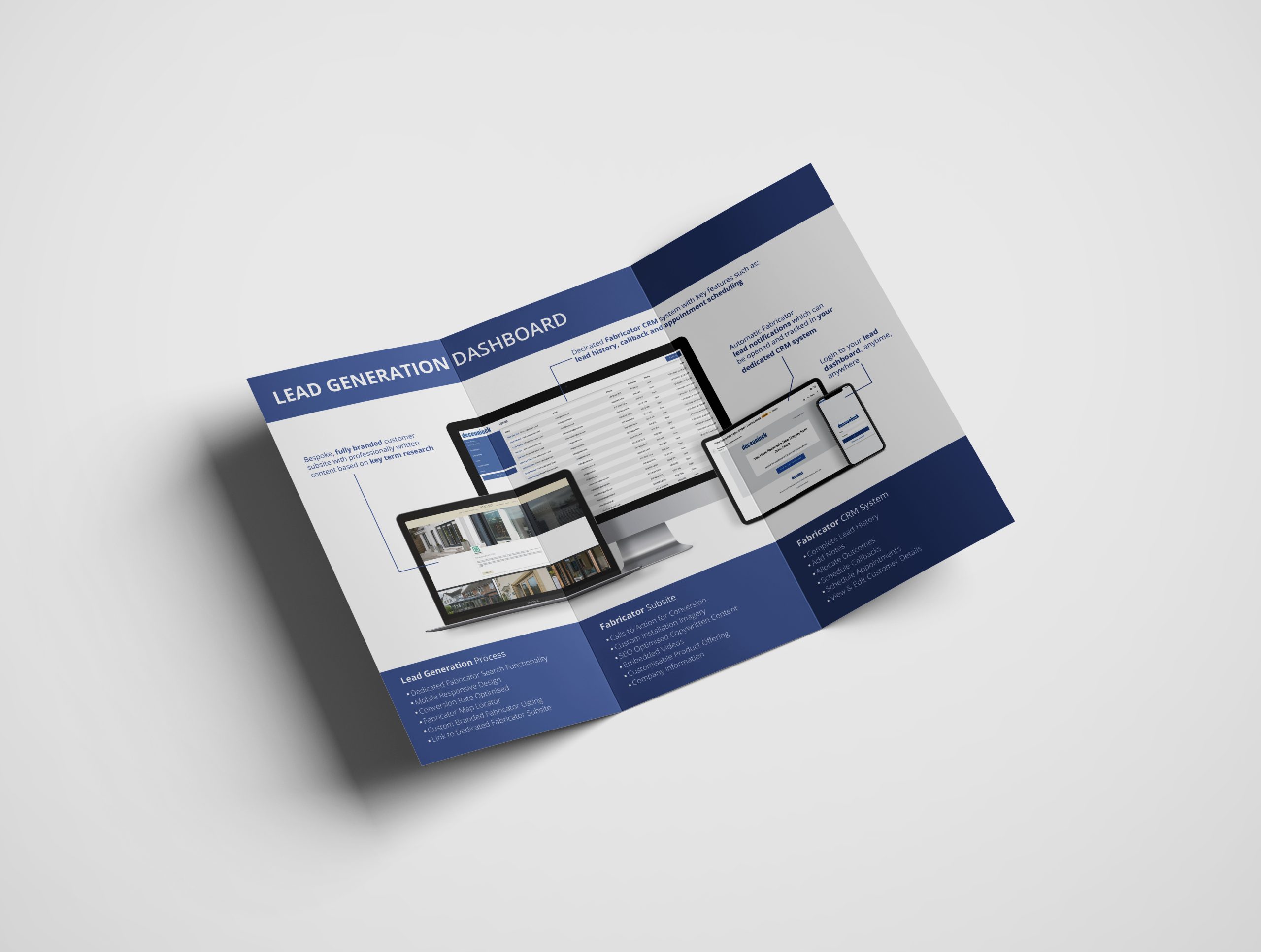 Mokcup of Deceuninck Trifold